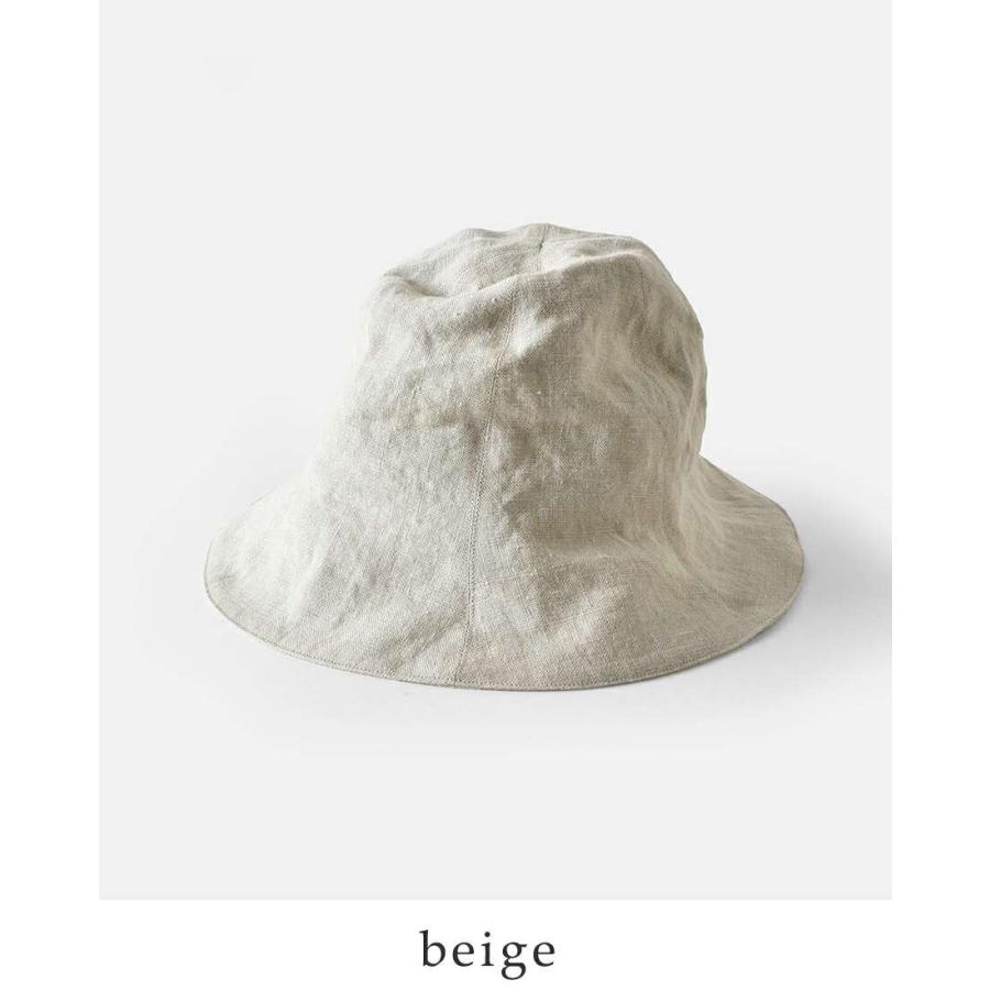 アトリエシャポーグラフィー　リネンチューリップハット　黒 楽天市場】【40%OFF】Chapeaugraphy シャポーグラフィー リネン