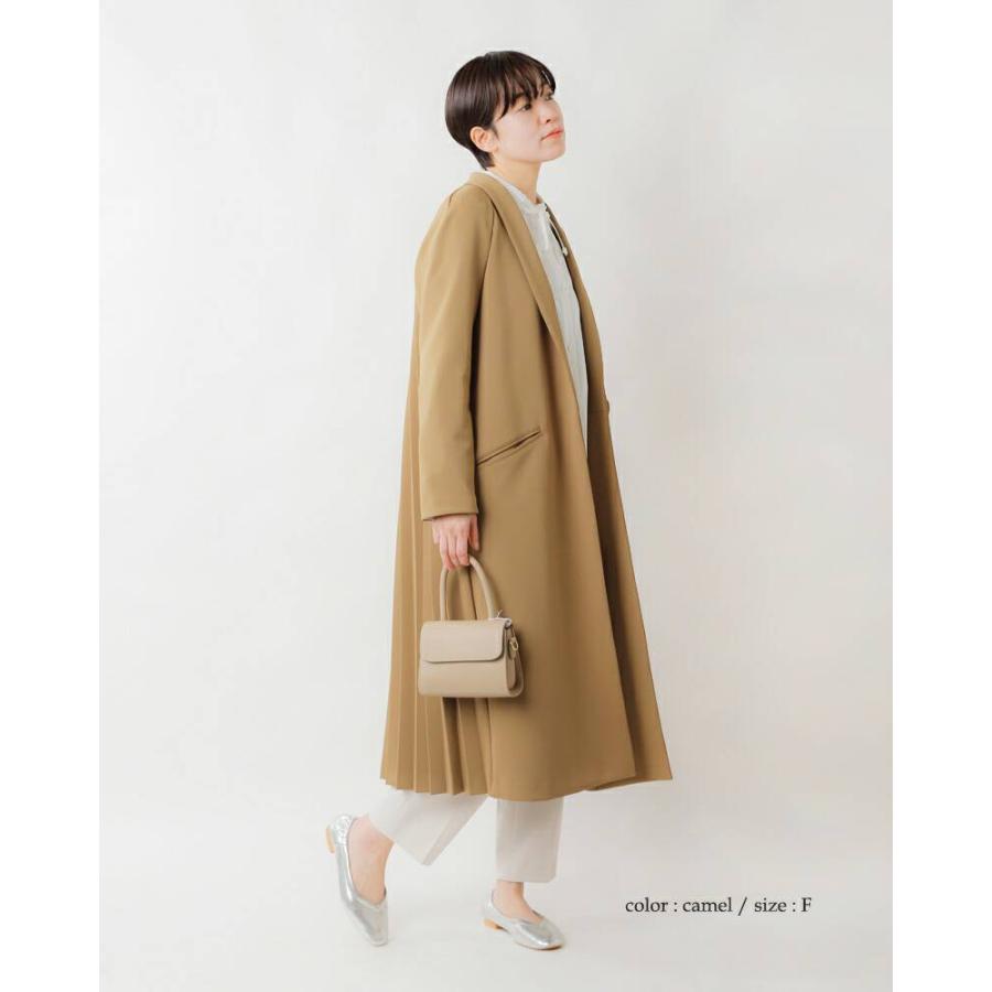 kaene カエン バックプリーツロングコート 004100o : aranciato ヤフー 