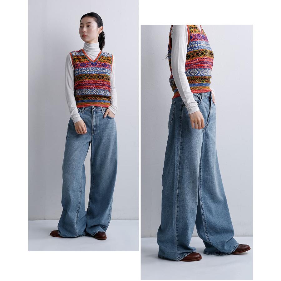 Levi's（リーバイス） Levi's デニム ワイドパンツ CINCH WIDE LEG