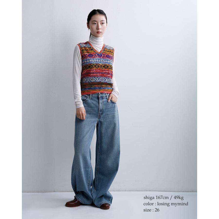 Levi's ダックカモ ワイドパンツ Levi's（リーバイス） Levi's デニム ワイドパンツ CINCH WIDE LEG