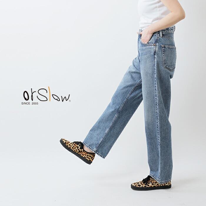 orSlow（オアスロウ） or slow 101ダッド フィット デニム パンツ 01