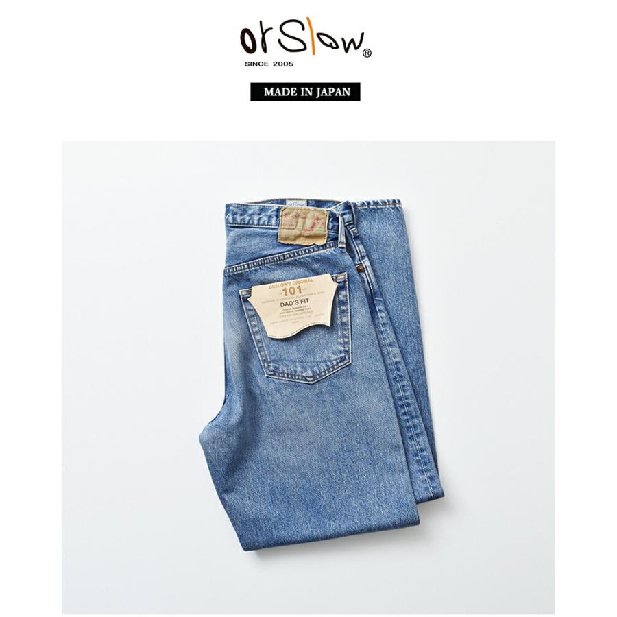 orSlow（オアスロウ） or slow 101ダッド フィット デニム パンツ 01