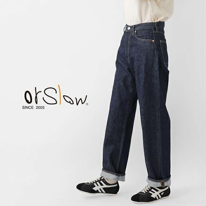 タロウ orSlow（オアスロウ） or slow 101 ダッド フィット デニム パンツ 01