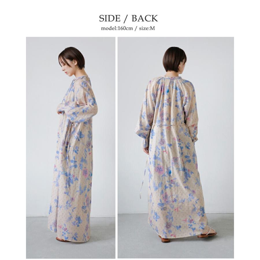 ヌキテパ ne Quittez pas ドットドビー ブーケ ウェービーウエスト ドレス Dot Dobby Bouquet Wavy Waist Dress 010461wb1 レディース 春夏 2026ss新作の画像