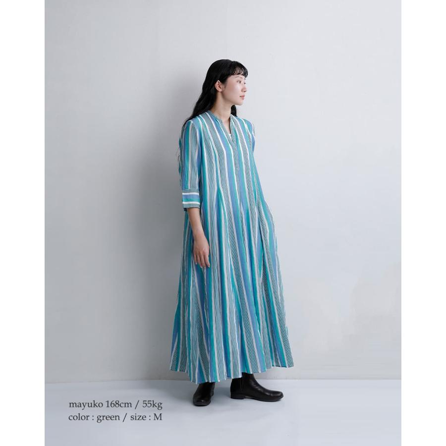 ヌキテパ ne Quittez pas コットンボイル ストライプ ワンピース Cotton Voile Stripe Panel Dress 010462pa3 レディース 秋冬 2026aw新作 爆買