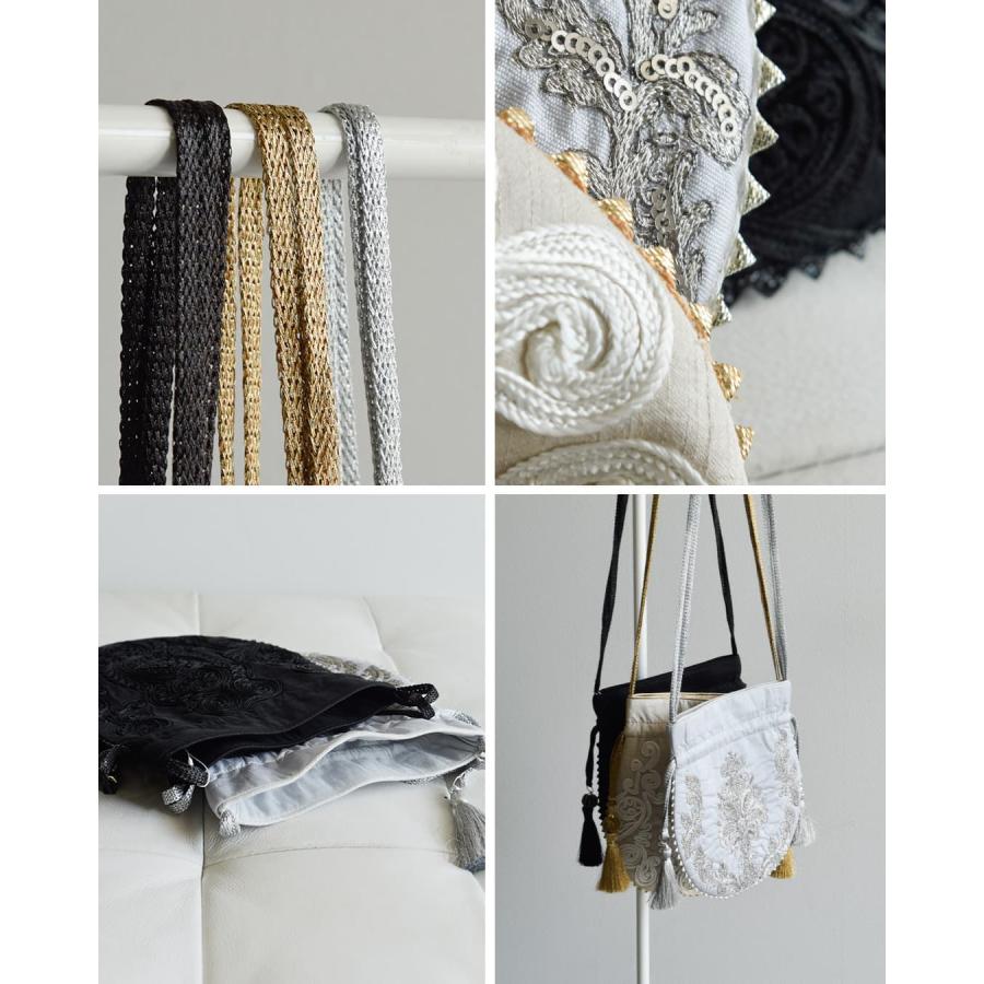 NE QUITTEZ PAS!（ヌキテパ） ne Quittez pas 刺繍 ドローストリング