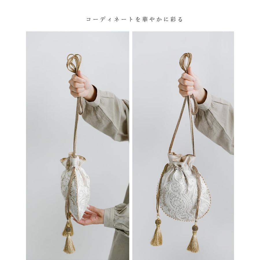 ヌキテパ　バックスタイル紐なし NE QUITTEZ PAS!（ヌキテパ） ne Quittez pas 刺繍 ドローストリング