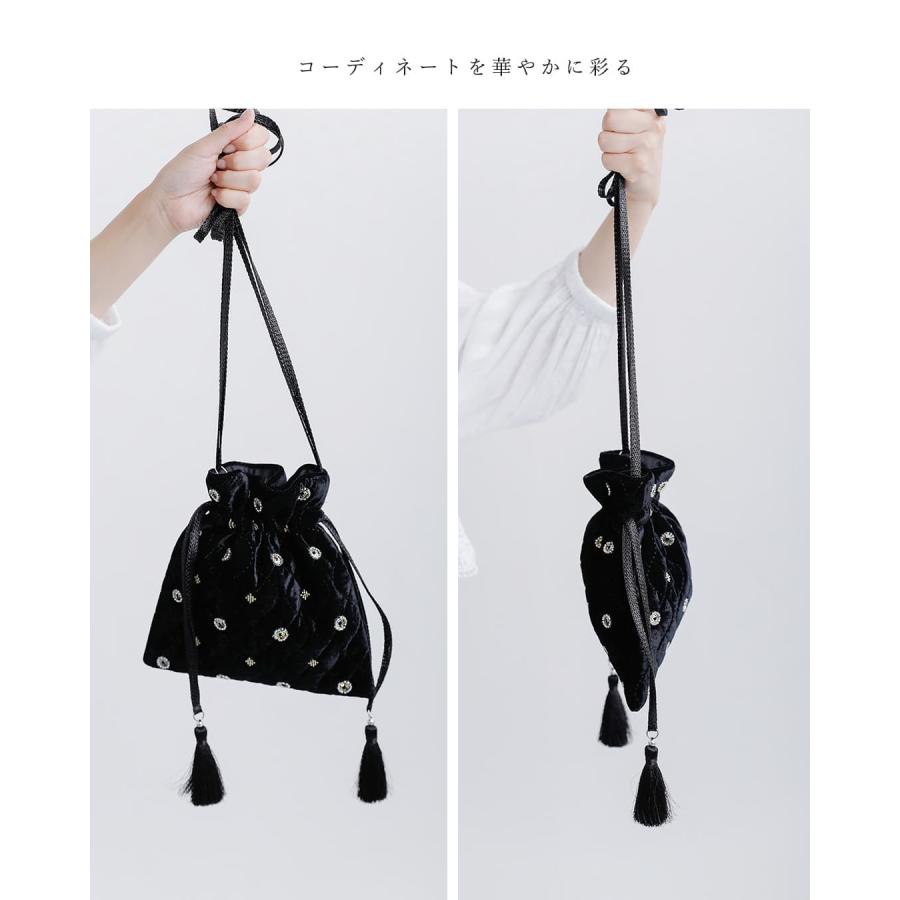 NE QUITTEZ PAS!（ヌキテパ） ne Quittez pas 刺繍 ドローストリング
