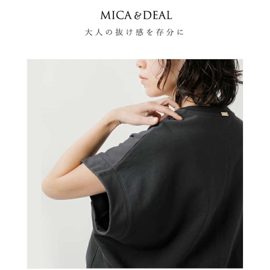 マイカアンドディール MICA&DEAL  コットン ワイド スリーブレス Tシャツ 0124109003o  2024ss新作｜aranciato｜05