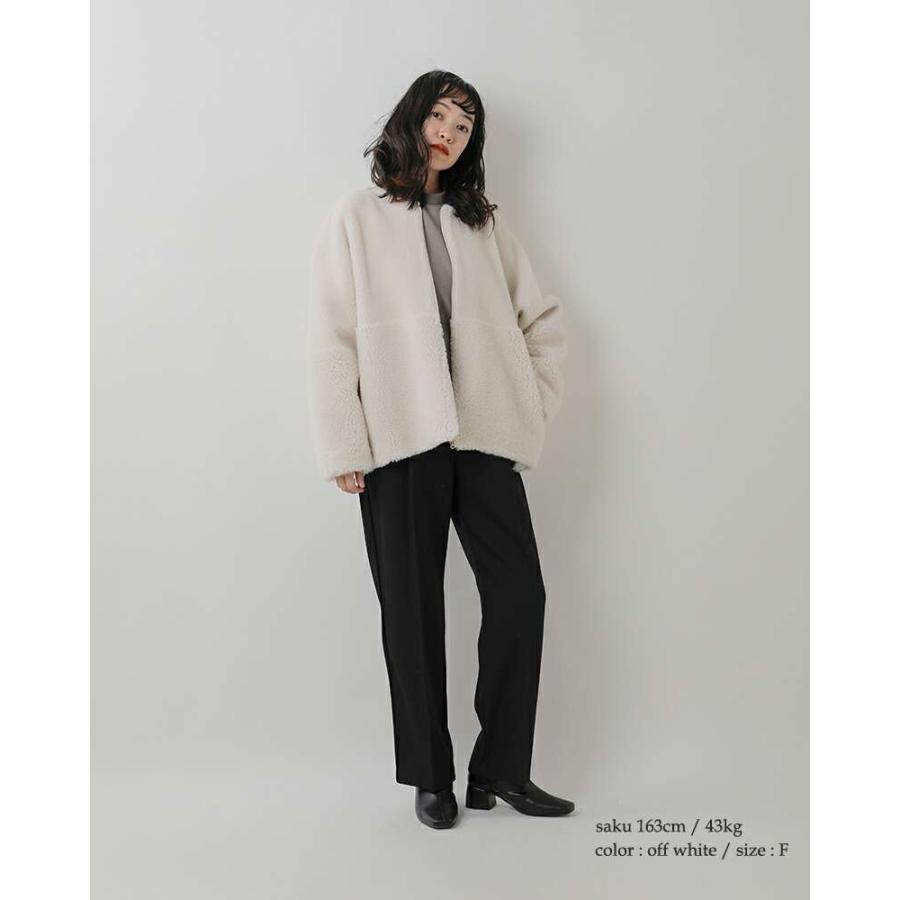 MICA&DEAL（マイカアンドディール） リバーシブル ボア ショート