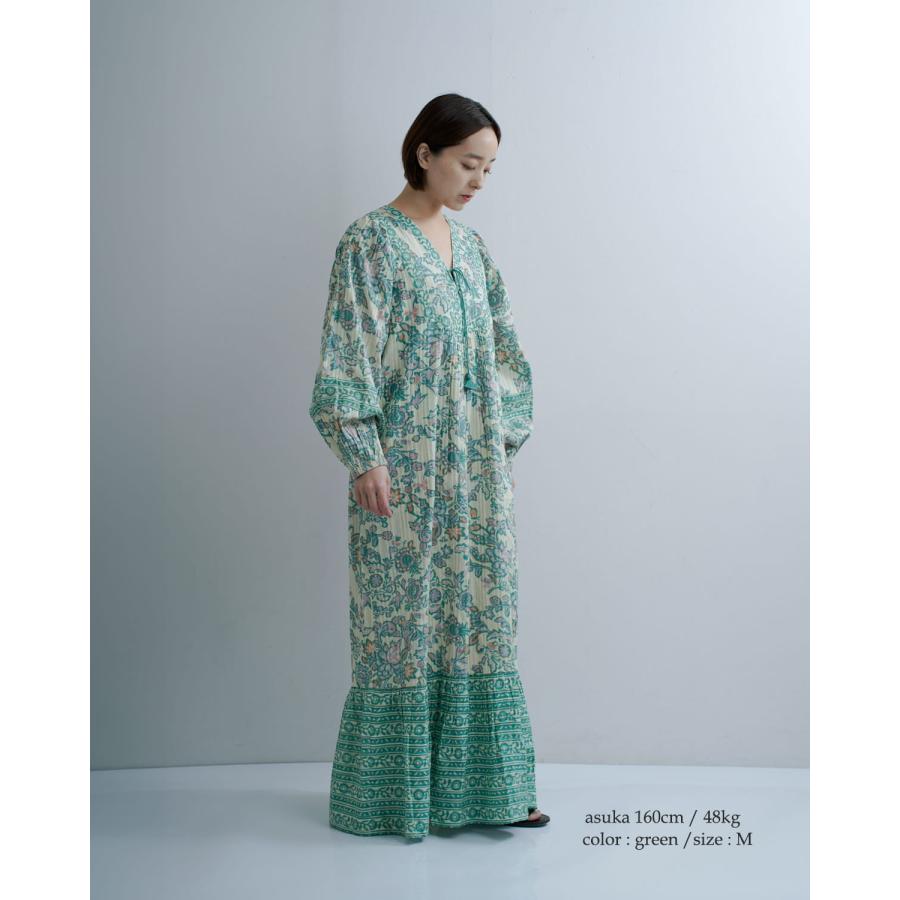 sara mallika（サラ マリカ） コットン ペイズリー 花柄プリント