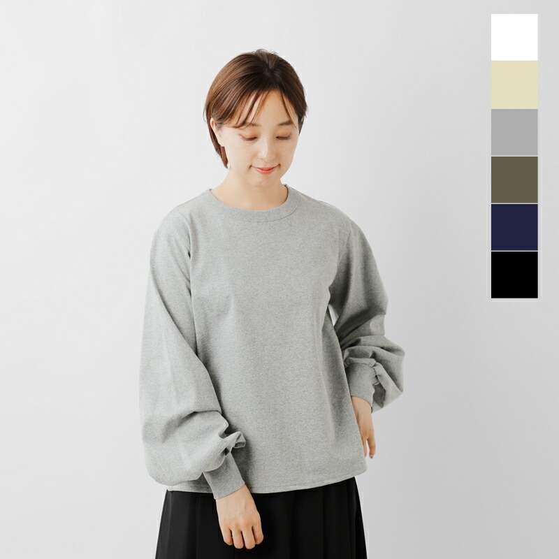 MIZUIRO ミズイロインド mizuiro ind コットン パフスリーブ ロング T