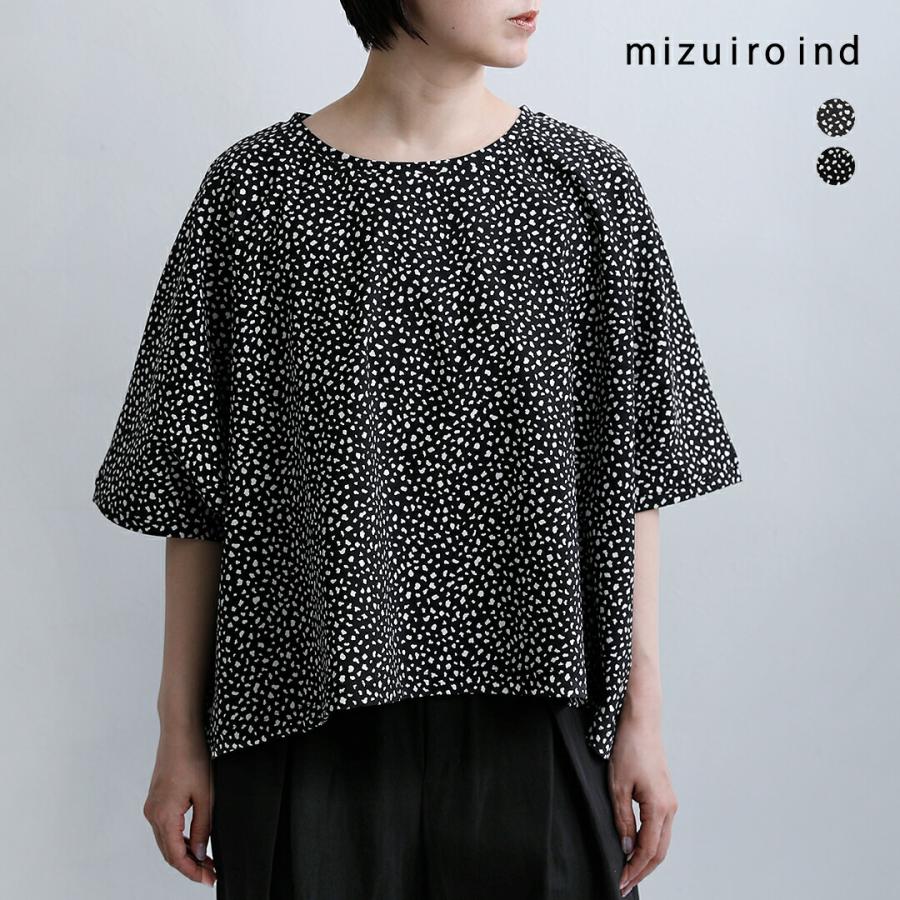 mizuiroind（ミズイロインド） プリント ワイド プルオーバー 1-210081