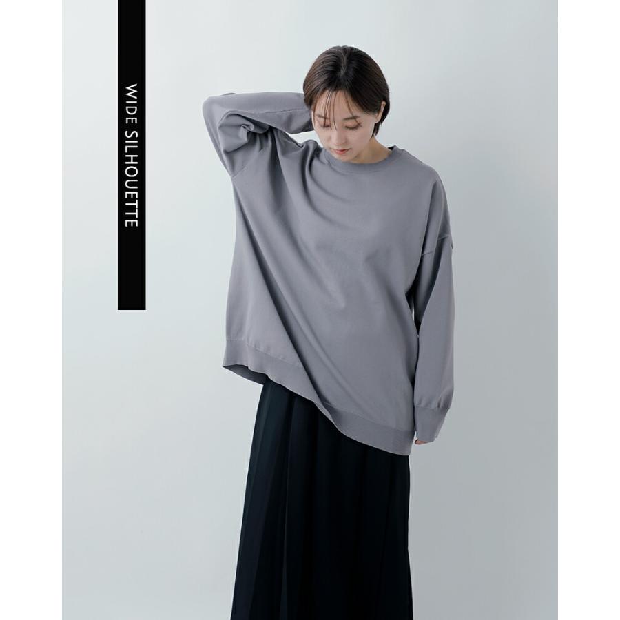 MIZUIRO ミズイロインド mizuiro ind クルーネック ワイド プル