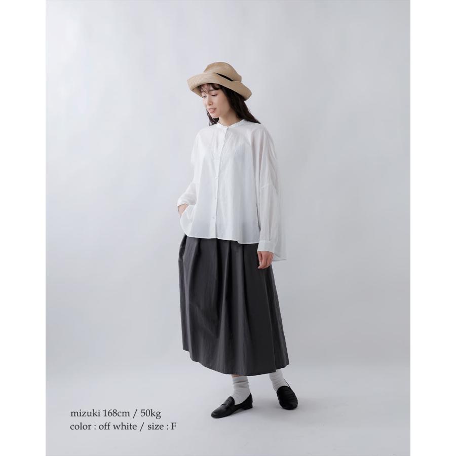 MIZUIRO ミズイロインド mizuiro ind コットン バックギャザー ワイド