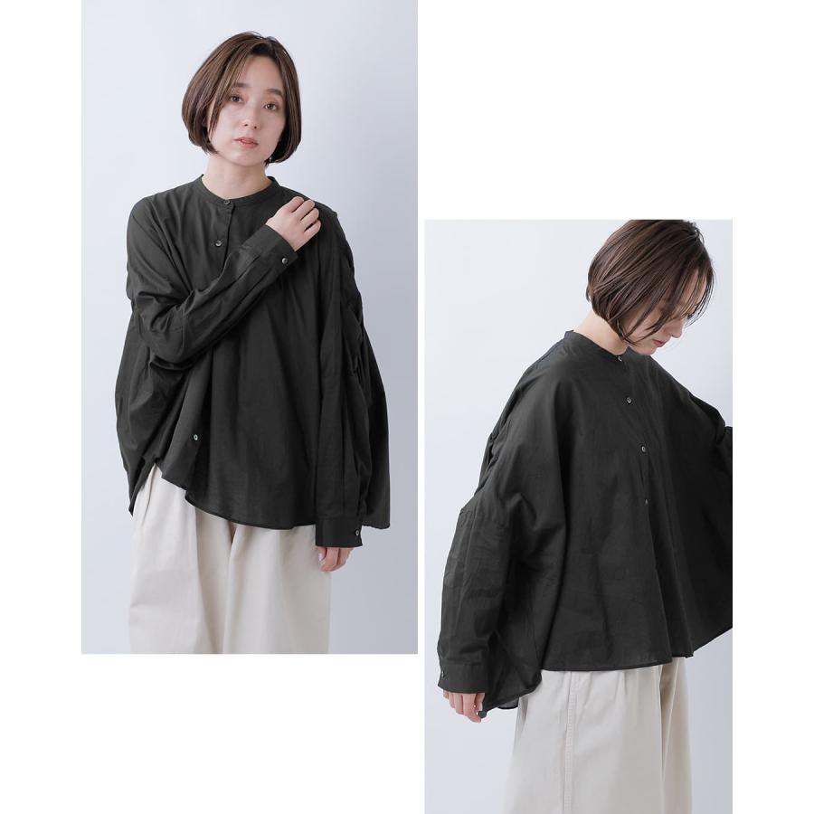 MIZUIRO ミズイロインド mizuiro ind コットン バックギャザー ワイド