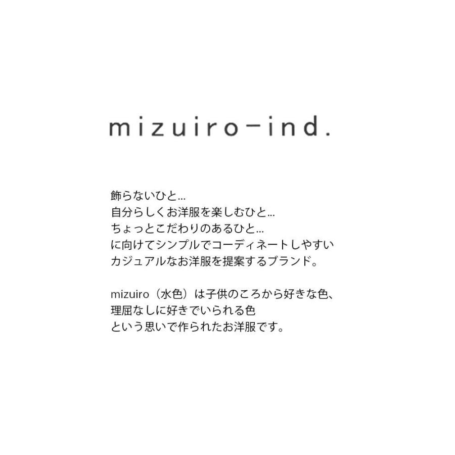 mizuiro-ind ミズイロインド コットンクルーネックワイドパフスリーブワンピース 1-259071｜aranciato｜06