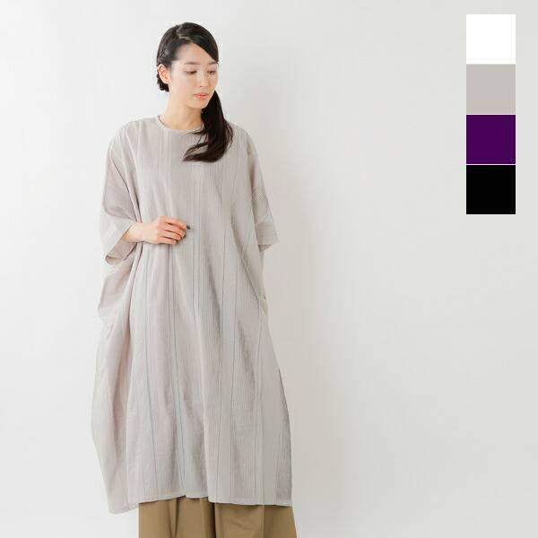 公式店舗 30 Off Mizuiro Ind ミズイロインド コットンピンタッククルーネックワイドワンピース 1 21ss新作 New限定品 Pa Indramayu Go Id