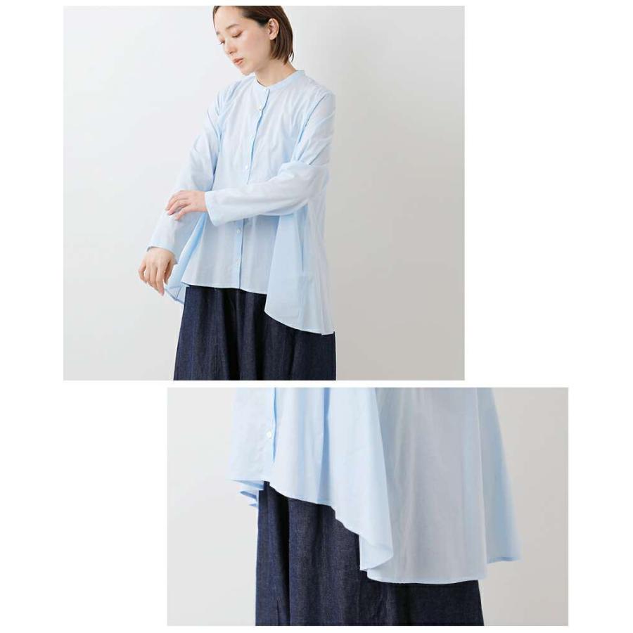 極美品♪ミディウミ◆レースレイヤード半袖ワンピース　バンドカラー　コットン MidiUmi MIDIUMI（ミディウミ） ポロ フレア ワンピース 2023年