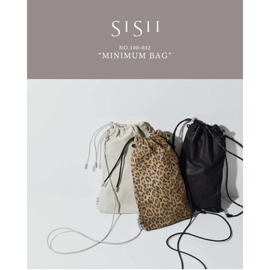 sisii（シシ） Sisiiレザー ミニマム バッグ 100-032-same1 レディース