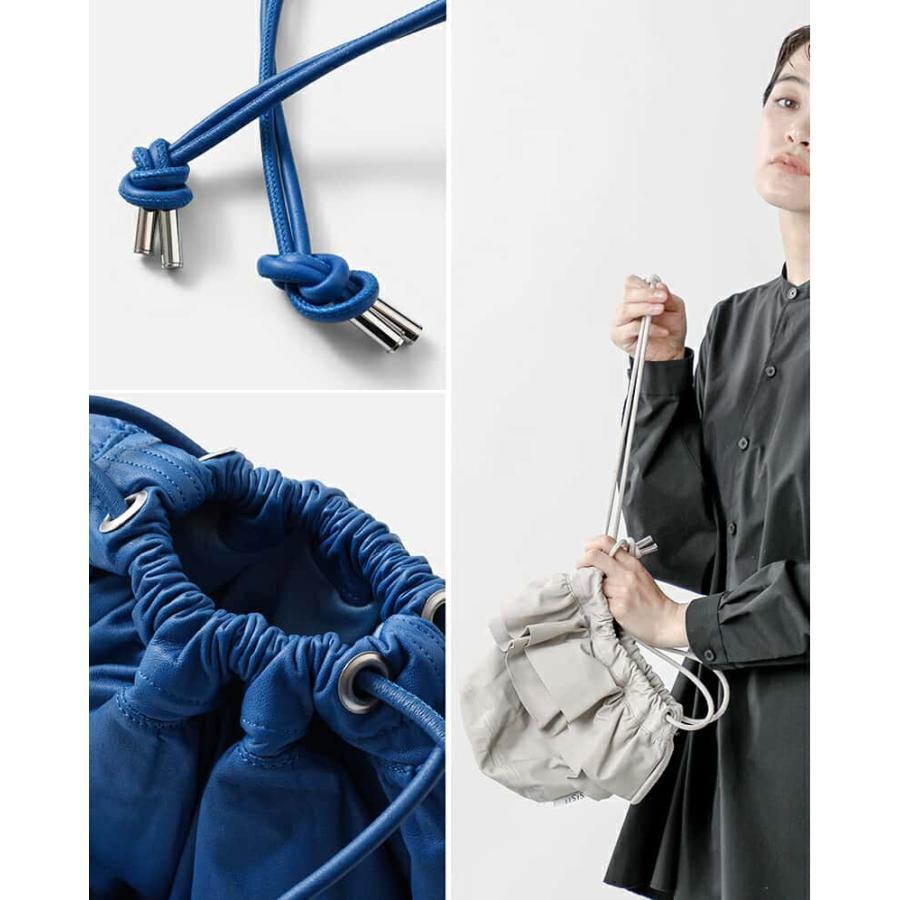 sisii（シシ） レザー 巾着 バド バック Bud bag 100-033 : aranciato