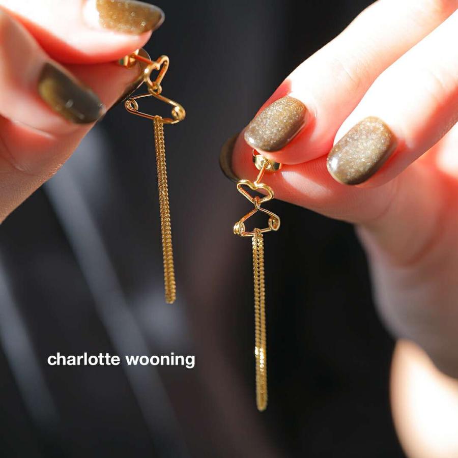 Charlotte Wooning シャーロット ウーニング ゴールド ピアス 