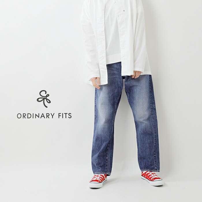Ordinary Fits / ストレートパンツ/28/コットン/IDG/無地/117usd-325 Ordinary fits（オーディナリーフィッツ） コットン ユーズド ルーズ