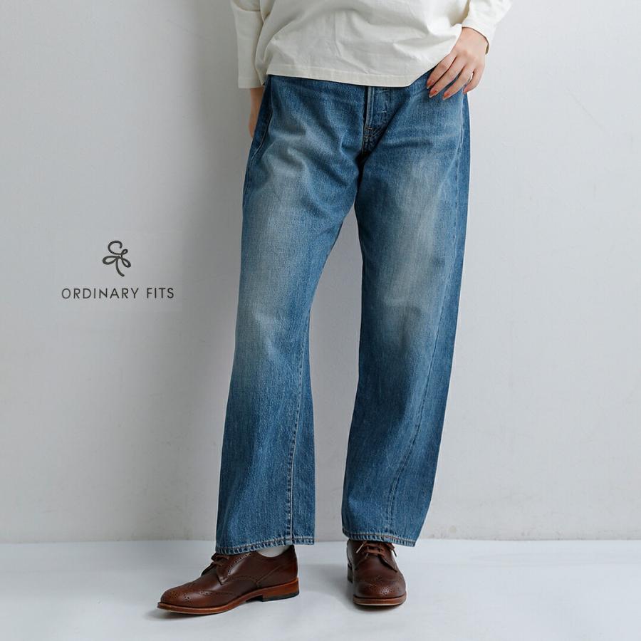 Ordinary fits（オーディナリーフィッツ） ユーズド ルーズ デニム 