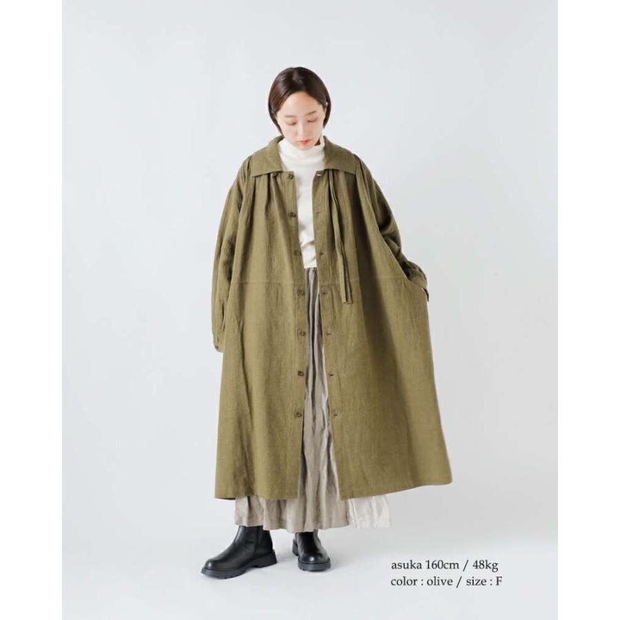 新品　ヴラスブラム　リネン ロングコート　M 定価57,200 ヴラスブラムリネン ロングコートM 定価57,200