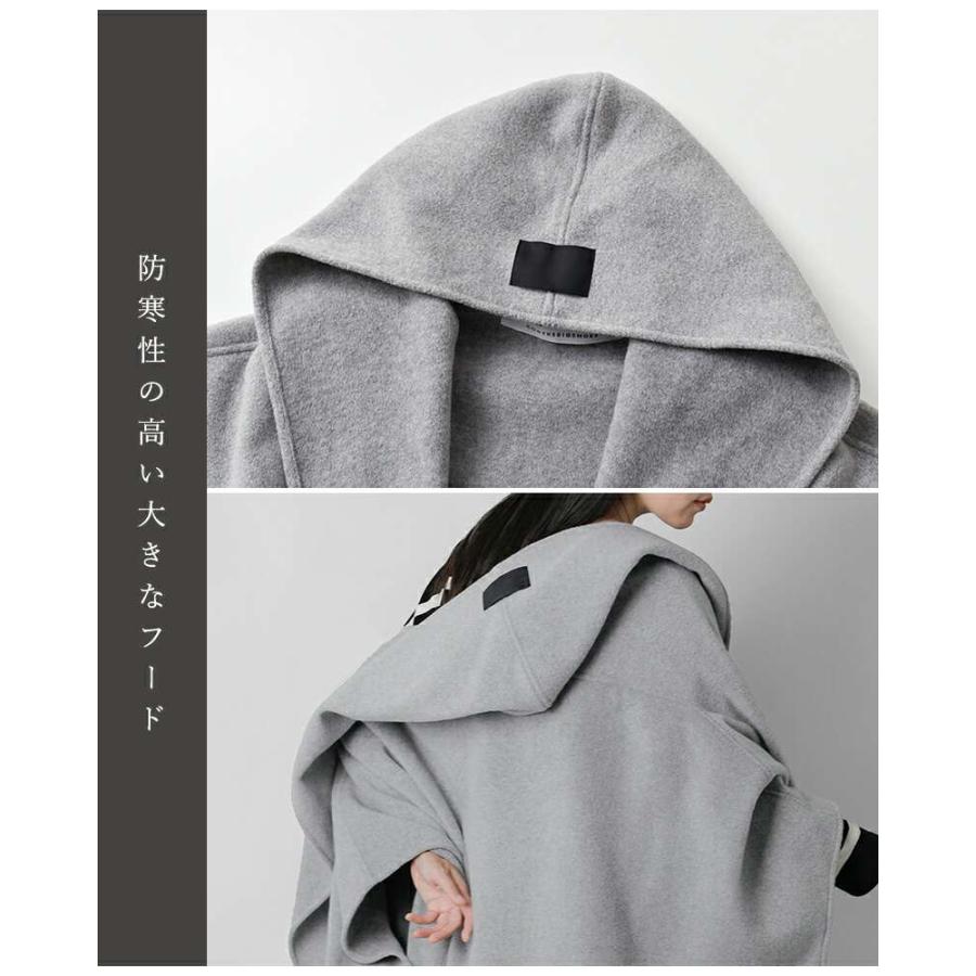 ✨新品未使用✨定価7.2万 コグザビッグスモーク フーディーケープ ネイビー COGTHEBIGSMOKE コグザビッグスモーク ダブルフェイス