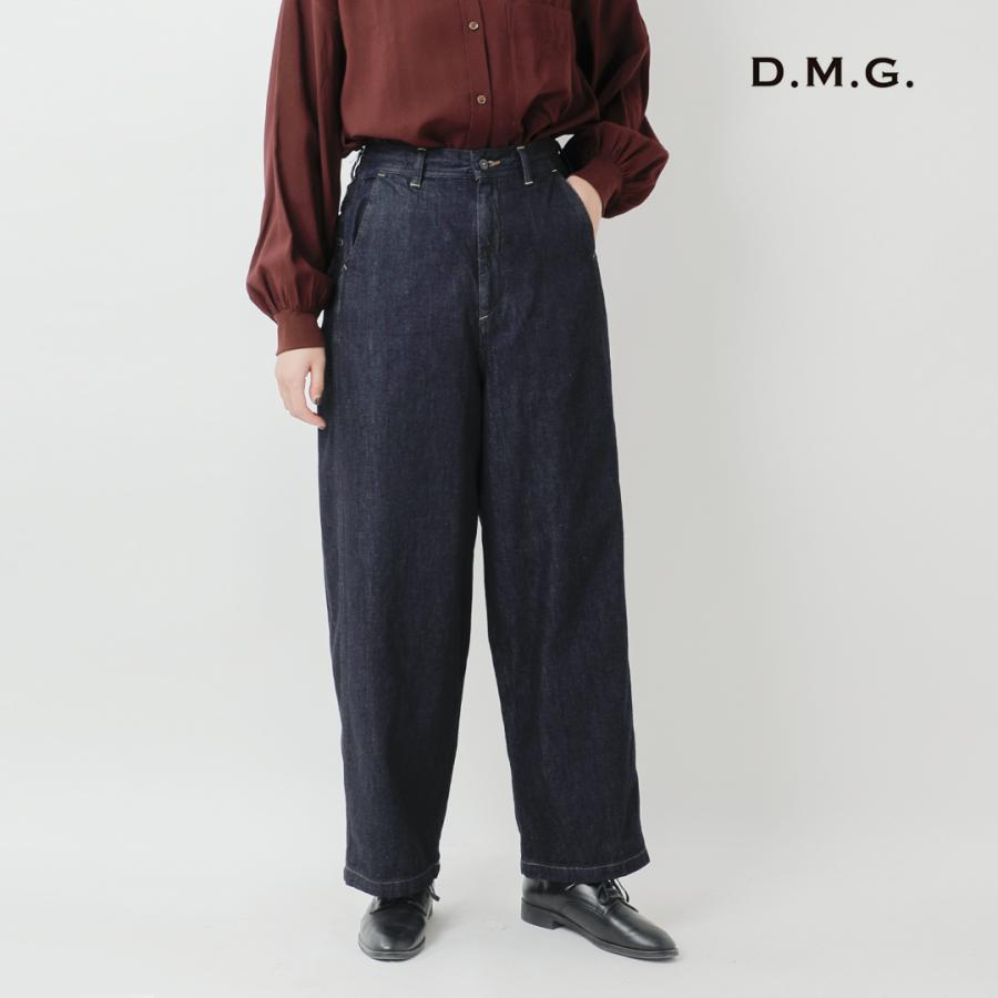 ドミンゴ D.M.G. DOMINGO 5ポケット デニム アンクル テーパード パンツ レディース 14-042C MADE IN JAPAN D.M.G. ドミンゴ デニム ボリューム イージー パンツ 14-0365c