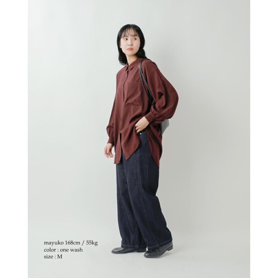 D.M.G. ドミンゴ デニム ボリューム イージー パンツ 14-0365c