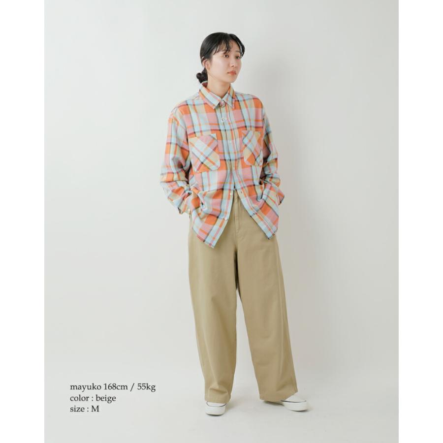 D.M.G. ドミンゴ コットンツイル ボリューム イージー パンツ 14-0366t