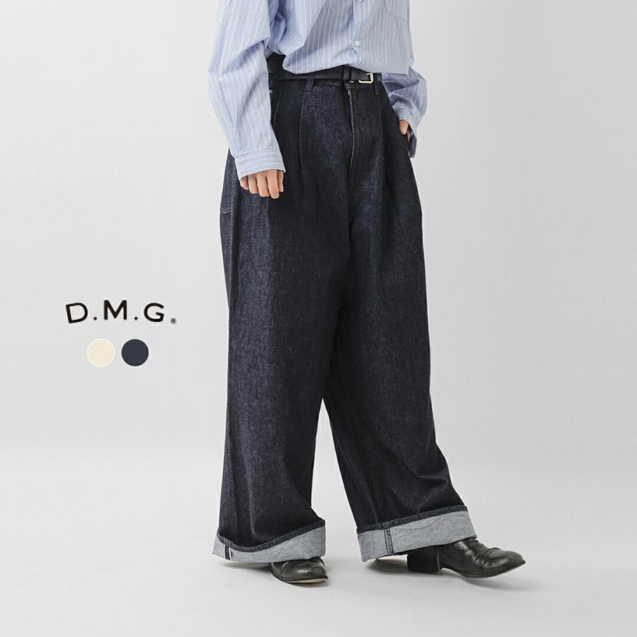 D.M.G. ドミンゴ 11ozデニム ツータック シックレッグ パンツ 14-0374d