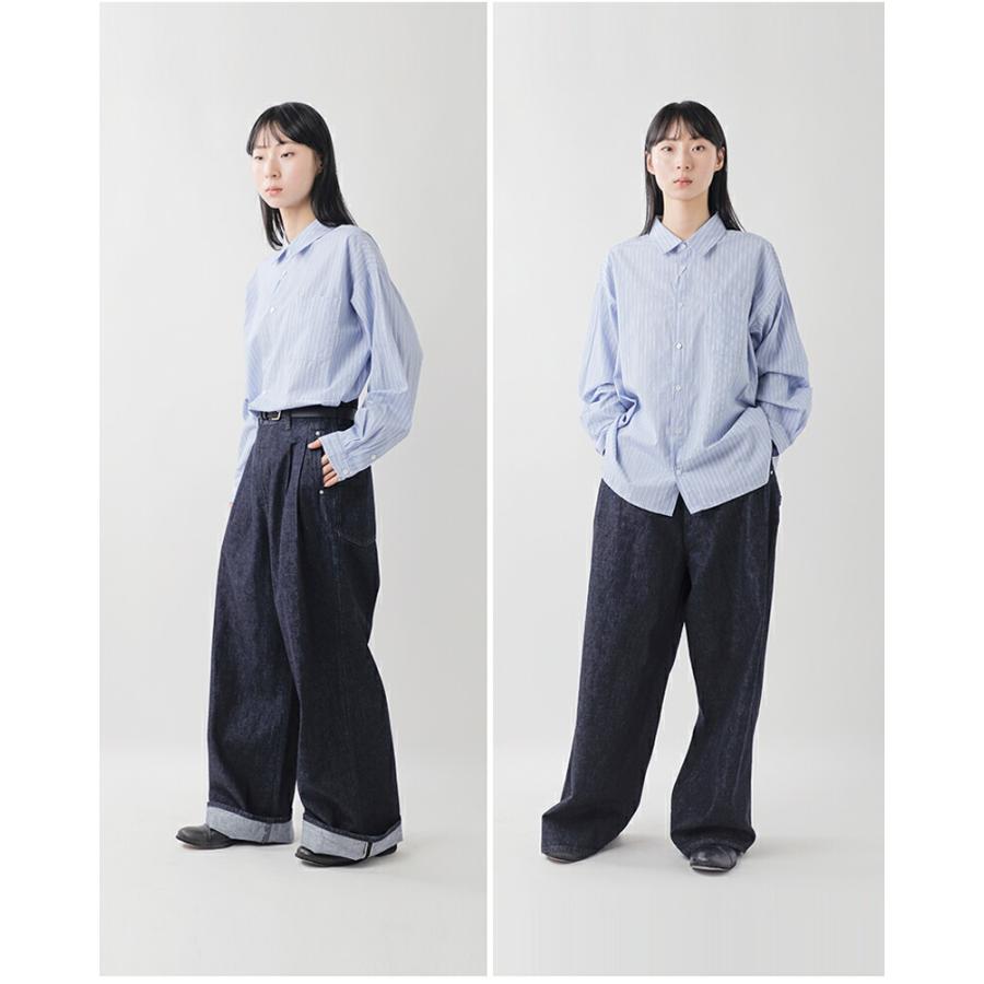 D.M.G. ドミンゴ 11ozデニム ツータック シックレッグ パンツ 14-0374d