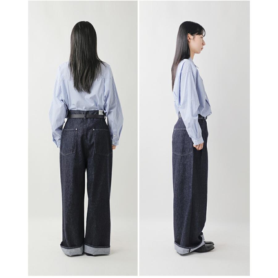 D.M.G. ドミンゴ 11ozデニム ツータック シックレッグ パンツ 14-0374d