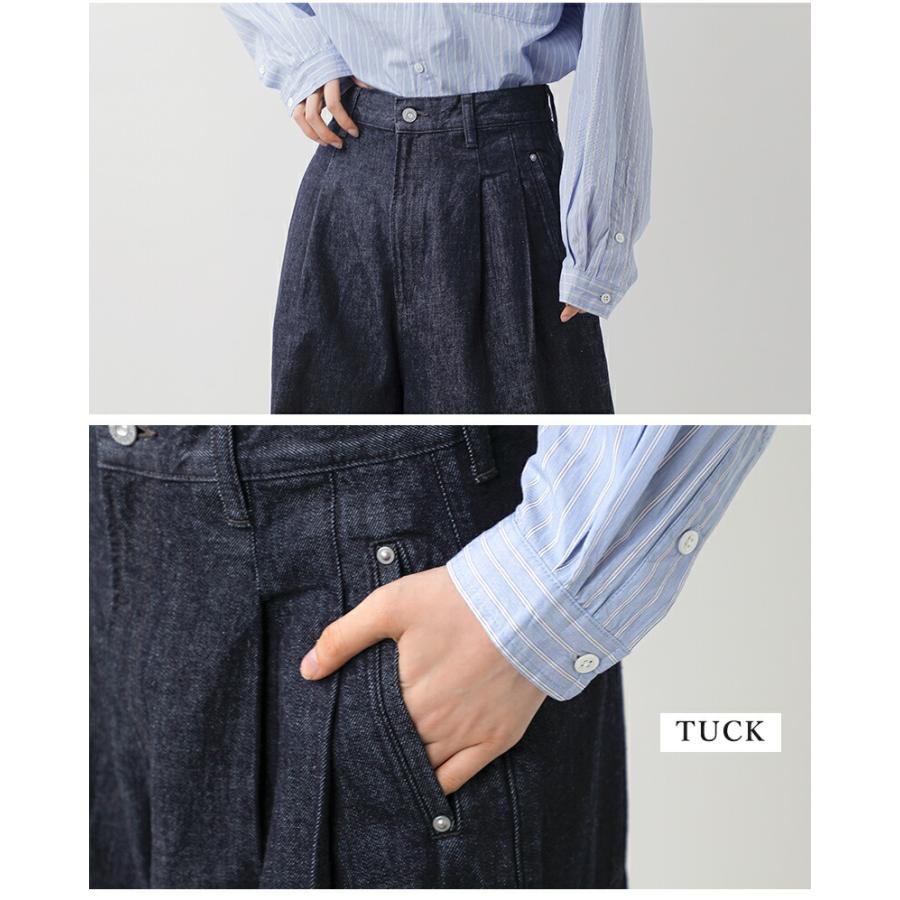 D.M.G. ドミンゴ 11ozデニム ツータック シックレッグ パンツ 14-0374d