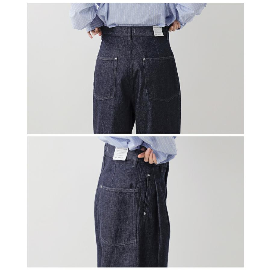 D.M.G. ドミンゴ 11ozデニム ツータック シックレッグ パンツ 14-0374d