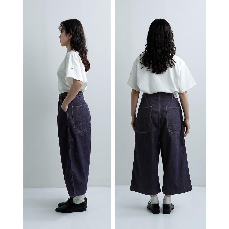 D.M.G. ドミンゴ 10ozデニム クロップド ワイドパンツ 14-0382-3d