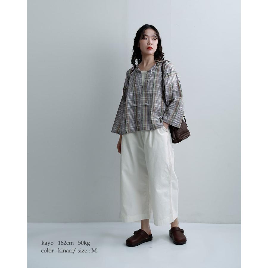 D.M.G. ドミンゴ 10ozデニム クロップド ワイドパンツ 14-0382-3d