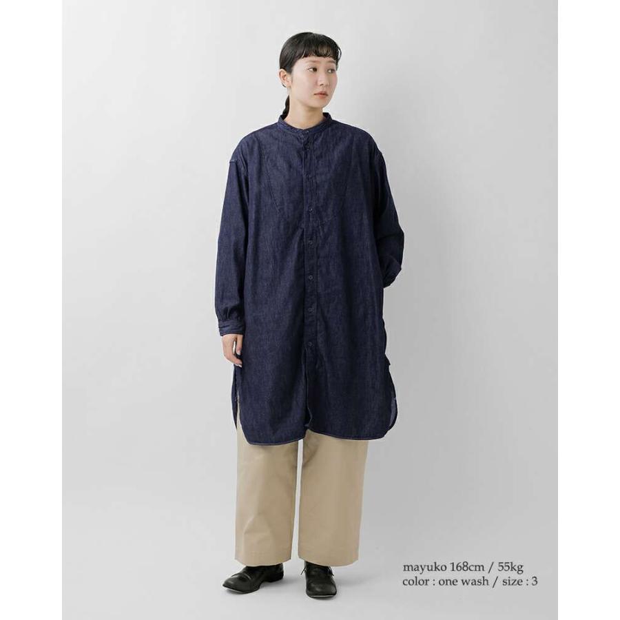 D.M.G. セール【40%OFF】ドミンゴ コットン デニム ギャザー ロング