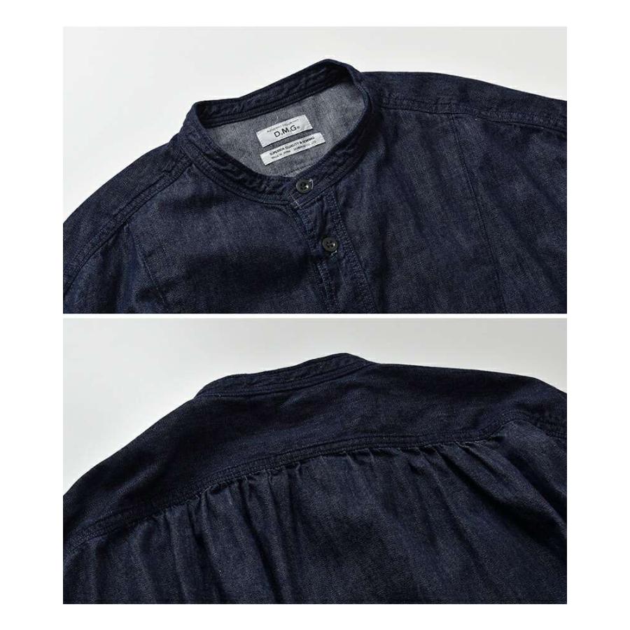 D.M.G. セール【40%OFF】ドミンゴ コットン デニム ギャザー ロング