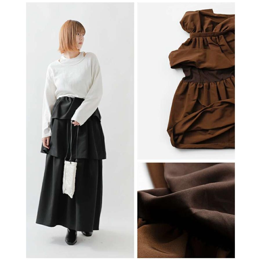 CLANE（クラネ） セール【40%OFF】CLANE フリル ティアード スカート