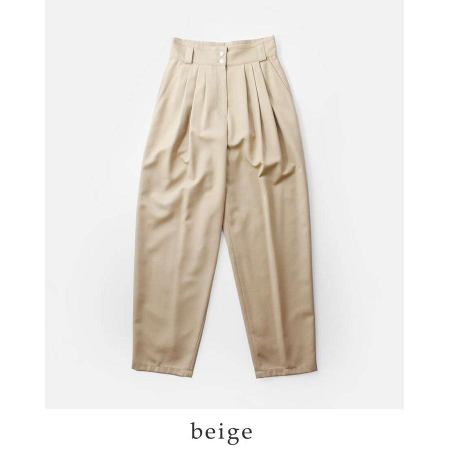 CLANE（クラネ） 【30%OFF】クラネ ワイド ベルト タック パンツ 17110