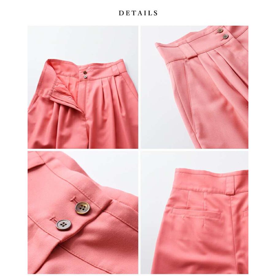 CLANE（クラネ） 【30%OFF】クラネ ワイド ベルト タック パンツ 17110