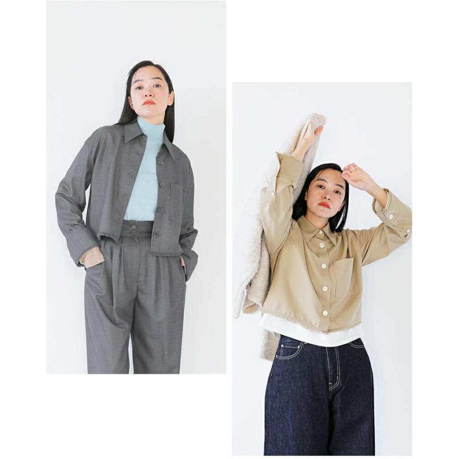 CLANEクラネ SHORT SLEEVE SHIRTS サイズ2 CLANEクラネ SHORT SLEEVE SHIRTS サイズ2