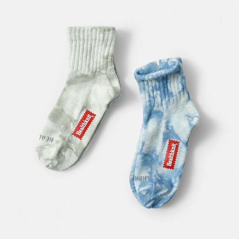 Healthknit（ヘルスニット） タイダイ 2P ソックス 靴下 191-3691