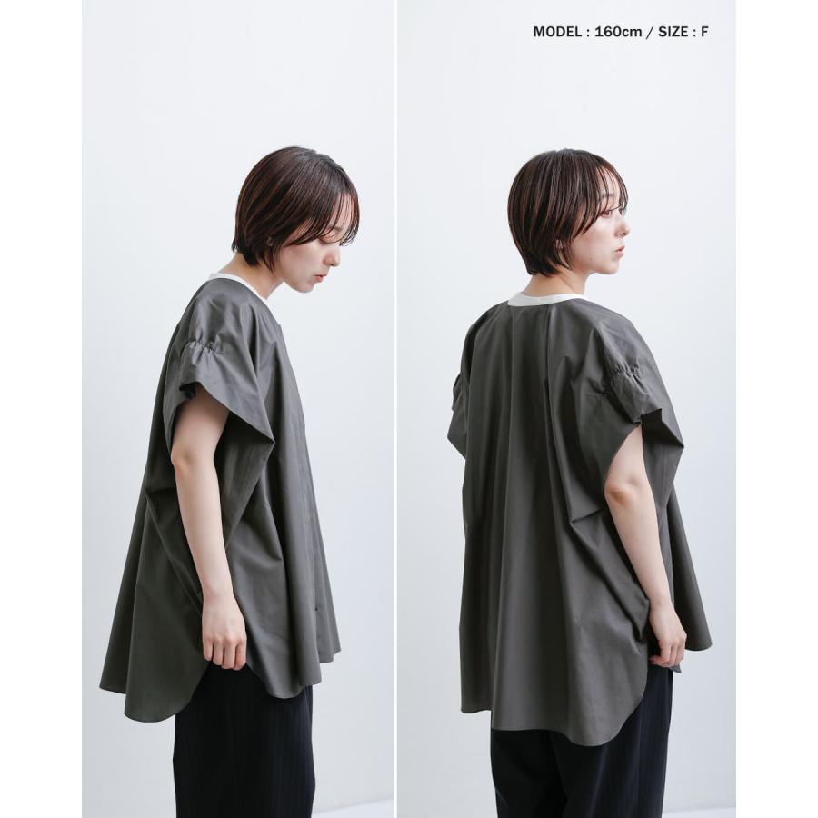 MIZUIRO ミズイロインド mizuiro ind コットン Vネック ワイド
