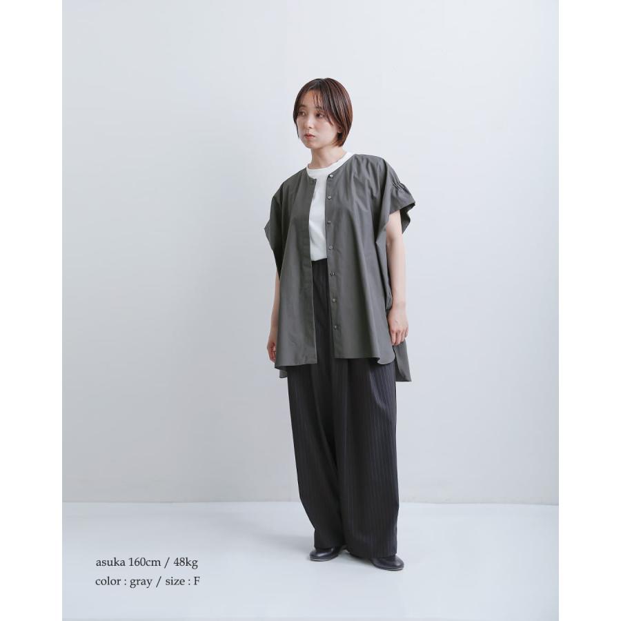 mizuiroind（ミズイロインド） コットン Vネック ワイド チュニック