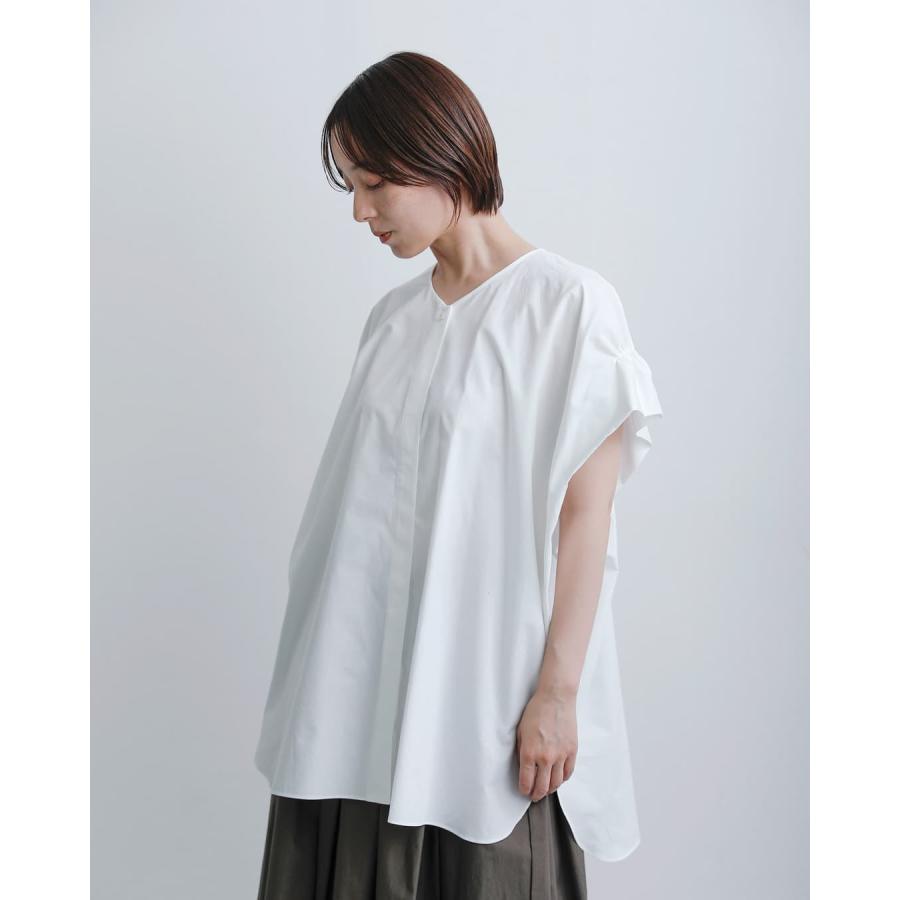 MIZUIRO ミズイロインド mizuiro ind コットン Vネック ワイド